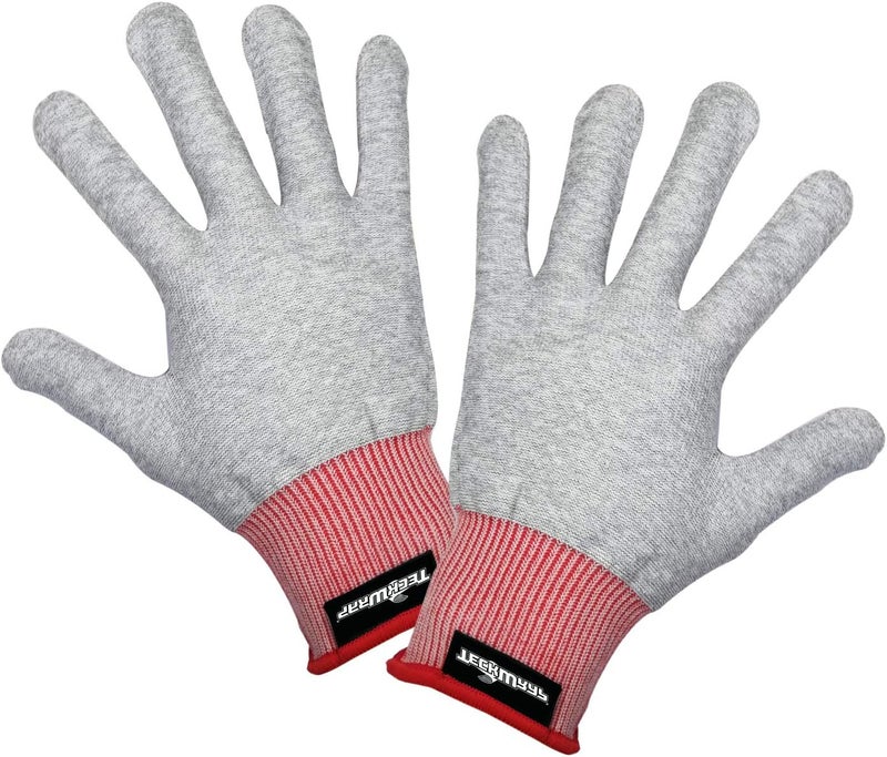 TECKWRAP Grey Professional Vinyl Wrap Anti-Static Application Gloves, Vinyl Wrap Gloves for Car Wrapping & Decal Application(2 Pairs/Pack) - Image 1